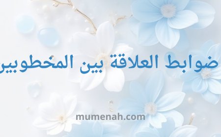 ضوابط العلاقة بين المخطوبين