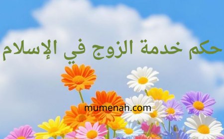 خدمة الزوج في الإسلام: أحكامها وأهميتها وتفصيل القول فيها