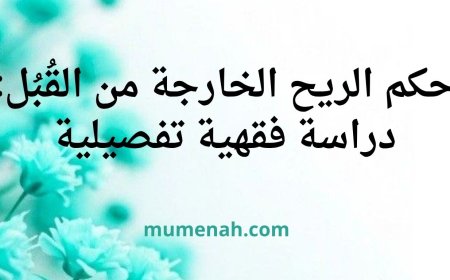 حكم الريح الخارجة من القُبُل: دراسة فقهية تفصيلية