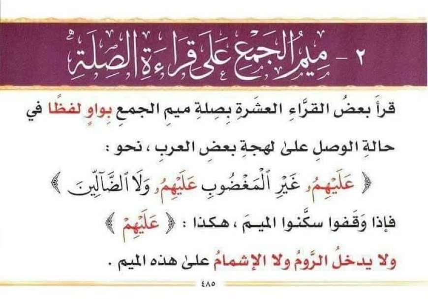 6. ميم الجمع