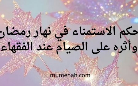 حكم الاستمناء في نهار رمضان وأثره على الصيام عند الفقهاء