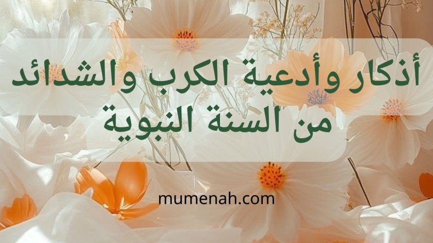 أذكار وأدعية الكرب والشدائد من السنة النبوية