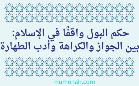 حكم البول واقفًا في الإسلام: بين الجواز والكراهة وأدب الطهارة