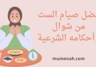 فضل صيام الست من شوال وأحكامه الشرعية