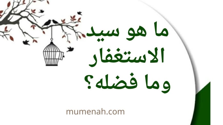 ما هو سيد الاستغفار وما فضله؟