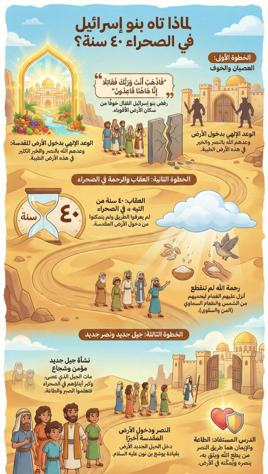 في قديم الزمان، كان هناك نبيٌّ صالح اسمه موسى عليه السلام...