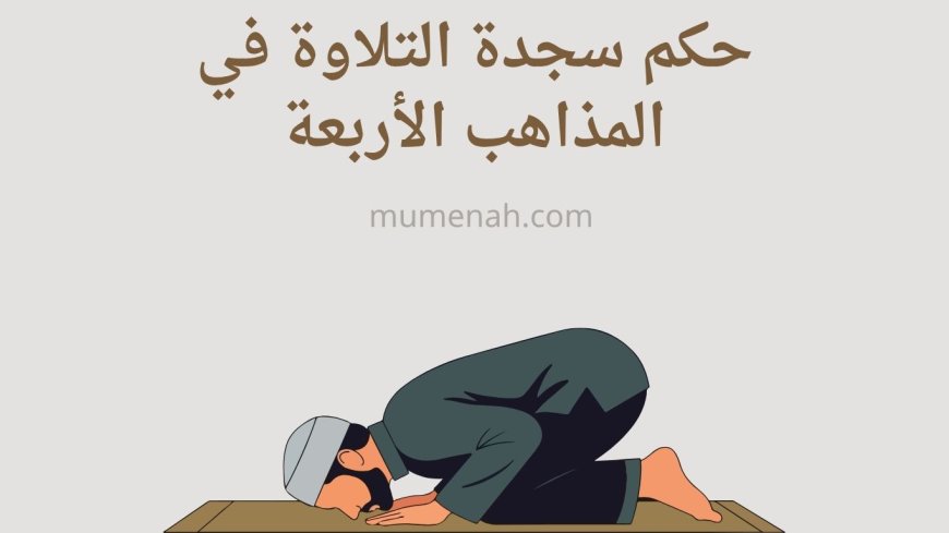 حكم سجدة التلاوة في المذاهب الأربعة