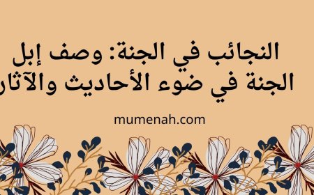 النجائب في الجنة: وصف إبل الجنة في ضوء الأحاديث والآثار